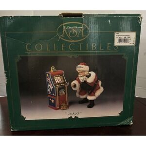 Vintage KSA Collectibles Christmas Santa Jackpot Rare
